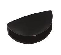 Amig - Soporte Clip Para Balda - Apertura Máxima de 6 mm - Juego de 2 Piezas - Para Colocar Estantes y Estanterías en Paredes, Armarios o Muebles - Zamak Negro