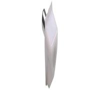 Amig - Soporte - Con Forma de Triángulo - Ø 5 x 18 x 10 mm - 8 Unidades - Ideal para Sujeción de Baldas de Armarios, Vitrinas o Estanterías - Fácil Fijación Mediante Tornillo - Plástico Blanco
