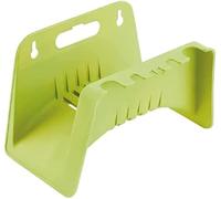 Amig - Soporte de Manguera para Pared - 260 x 150 mm - Para Recoger Mangueras de hasta 10 Metros - Ideal en Paredes, Verjas o Vallas - Apto para Ladrillo o Madera - Polipropileno - Verde Pistacho