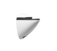 Amig - Soporte de pared para baldas y estantes, apertura máxima 10 mm, material zamak, acabado blanco, soporte pelícano