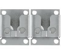 Amig - Soporte de Rodillos Para Eje de Persianas enrollables- Material: Acero Zincado - Piezas para Instalación o Recambio Resistentes, Antióxido y Corrosión - Medidas: 50 x 40 mm (Paquete de 2)