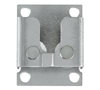 Amig - Soporte de Rodillos Para Eje de Persianas enrollables- Material: Acero Zincado - Piezas para Instalación o Recambio Resistentes, Antióxido y Corrosión - Medidas: 50 x 40 mm