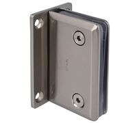 Amig - Soporte Fijo de Pared para Duchas Mod.D, Para Mamparas de Ducha de Cristal, De Zamak con Acabado Cromado Brillo, 8-12 mm de Espesor, Carga Máxima por Par: 35 kg, 88 x 54 mm, Multicolor