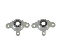 Amig - Soporte y Rodamiento de Acero Zincado para Eje de Persianas Enrrollables - Piezas que Facilitan el Movimiento y Reducen la Fricción - Medidas: 57 x 28 mm - Diámetro Ø28 mm