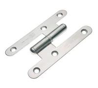 AMIG Taladro 12400 - Pernio 403 (derecha, canto redondo, cromo mate)