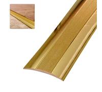 Amig - Tapajuntas Modelo 3 - Adhesivo - Perfil de unión para suelos - Tira de transición -Color Oro - Medidas 820 mm x 4mm x 0,5mm