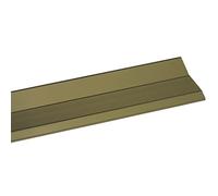 Amig - Tapajuntas para Suelo - 985 mm x 40 mm - Tira de Transición en Escalón y Adhesivo - Cubrecantos Embellecedor para Uniones de Madera, Parquet, Tarima, Mármol y Azulejo - Aluminio Dorado