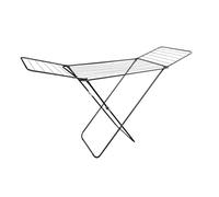 Amig - Tendedero Plegable con Alas Mod. Aeria ZenRack - Acero Resistente - Fácil Montaje y Plegado - 18 m de Espacio de Secado - Compacto y Práctico - Medidas 180 x 55 x 95 cm - Color Negro