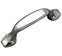 Amig - Tirador Multiusos Mod.5 de Acero Acabado en Cromado Brillo, Asa Adecuado para Colocar Horizontal o Vertical en Cajones y Puertas de Todo Tipo de Muebles y Armarios, Medida: 185 mm