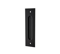Amig - Tirador puerta corredera de embutir - 220 x 60 mm acero negro - Para puertas de 25 a 45 mm - Instalación discreta y segura - Mod. SD040