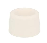 Amig - Tope para Puertas - Ø23 x 23 mm - Fijación al Suelo Mediante Tornillo - Retenedor Simple para Proteger Paredes contra Golpes y Rozaduras - Evita Portazos - Plástico Blanco