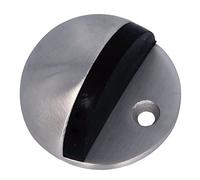 Amig - Tope para Puertas - Ø45 x 25 mm - Fijación al Suelo Mediante Tornillo - Retenedor Sencillo para Proteger Paredes contra Golpes y Rozaduras - Evita Portazos - Acero Inoxidable 18/8 Mate