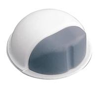 Amig - Tope para Puertas - Ø50 x 22 mm - Fijación al Suelo Mediante Adhesivo - Retenedor Discreto para Proteger Paredes contra Golpes y Rozaduras - Evita Portazos - Acero Blanco