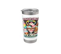 Amígdalas Fuera Healing Crew Design Tough Girls Tiny Amígdalas Vaso térmico de acero inoxidable de doble pared