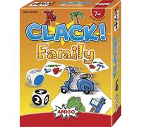 AMIGO- Clack Family Juego de Cartas, Multicolor (2104)