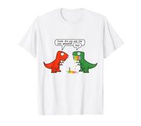 Amigo Did You Eat The Last Unicorn Funny Dinosaur Camiseta gráfica económica, Hombre, Blanco, XL