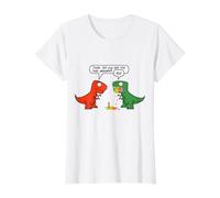Amigo Did You Eat The Last Unicorn Funny Dinosaur Camiseta gráfica económica, Mujer, Blanco, L