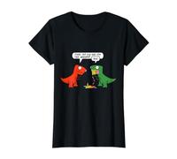 Amigo Did You Eat The Last Unicorn Funny Dinosaur Camiseta gráfica económica, Mujer, Negro, XL