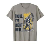 Amigo Estoy Aquí Bigfoot Funny Cryptid Forest Meme Camiseta