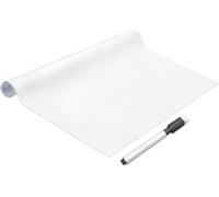 AMIGO Film de Borrado en Seco para Pizarras Blancas, Rollo Autoadhesivo para Pizarras Blancas, Vinilo de pared Reutilizable y Extraíble para Oficina, Aula, Hogar 120x200cm