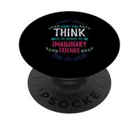 Amigo Imaginario o mis Amigos imaginarios piensan Que Soy Especial PopSockets PopGrip Adhesivo
