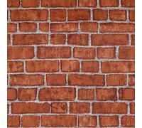 AMIGO Navidad Papel Pintado Autoadhesivo Ladrillo Piedra 44cmx1000cm Papel de Pared Decorativo Removible Impermeable Estilo Retro Vinilo PVC Pegatina