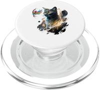 ¿Amigo o Enemigo? ¿Amigos de diseño de Gatos y pájaros o Enemigos? PopSockets PopGrip para MagSafe