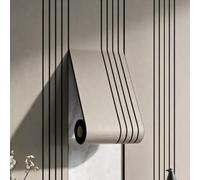AMIGO Paneles de chapa de madera autoadhesivos, 1,2 m²-1 unidad 300 x 40 x 0,3 cm, paneles de pared 3D aspecto de madera, paneles para decoración de pared, salón, oficina, beige