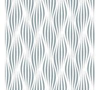 AMIGO Papel Pintado Autoadhesivo Despegable - Diseño Rayas Azules Moderno Boho, Vinilo Resistente al Agua - Ideal para Dormitorios - Rollo 44.5x500 cm