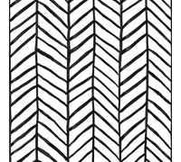 AMIGO Papel Pintado Autoadhesivo en Espiga Blanco y negro para salón, dormitorio, Material vinílico impermeable y fácil de limpiar 44x600cm