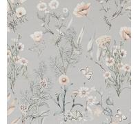 AMIGO Papel Pintado Autoadhesivo Floral Estilo Boho - Vinilo Decorativo para Paredes, Ideal Dormitorios, Diseño Moderno, Fácil Instalación, Material Resistente, Medidas 44.5x500 cm
