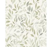 AMIGO Papel Pintado Autoadhesivo Flores Papel de Pared Papel Adhesivo para Muebles Removible Impermeable Estilo Retro Vinilo PVC Pegatina Decorativos Pared Salon Papel Pared Dormitorio 44x300cm