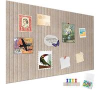 AMIGO Tablón de anuncios Autoadhesivo 60 x 80 cm, tablero de anuncios decorativo de fieltro,tablero de corcho plegable,pizarra de fotos,tablero de notas, tablero de visión para oficina,hogar