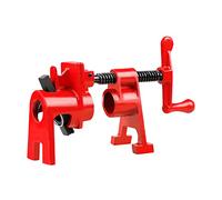 AMIGOB Abrazadera de Tubo para Carpintería, 4 Pcs Tornillo de Banco Carpintero, 4 piezas 3/4 pulgadas Sujeción Rápida, para Tubos Roscados de 26,5 mm