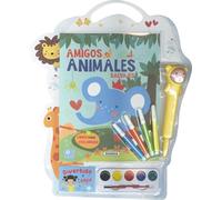 Amigos animales salvajes (Colorea con tus amigos)