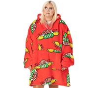 Amigos Central Perk VUddie Maneta de Gran tamaño Mujeres Damas Red Fleece Un tamaño
