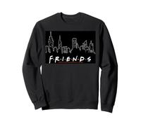 Amigos Ciudad Horizonte Letras Multitud Escena Sudadera