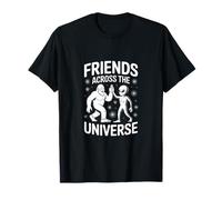Amigos de todo el universo - Humor alienígena y Bigfoot Camiseta