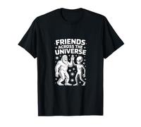 Amigos de todo el universo - Humor alienígena y Bigfoot Camiseta