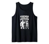 Amigos de todo el universo - Humor alienígena y Bigfoot Camiseta sin Mangas