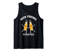 Amigos divertidos de la cerveza para siempre, Amante de la cerveza, Compañero de beber BFF Camiseta sin Mangas