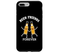 Amigos divertidos de la cerveza para siempre, Amante de la cerveza, Compañero de beber BFF Carcasa para iPhone 7 Plus/8 Plus