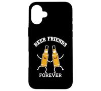 Amigos divertidos de la cerveza para siempre, Amante de la cerveza, Compañero de beber BFF Carcasa para iPhone 16 Plus