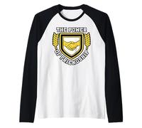 Amigos Divertidos El Poder de la Amistad Bestie BFF Group Camiseta Manga Raglan