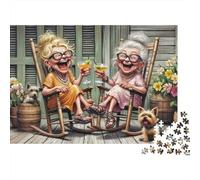 Amigos Divertidos Rompecabezas de Papel 1000 Piezas para Adultos educación Familiar Puzzle humorístico Ocio de Papel Grueso para decoración de Pared Alivio del estrés 38x26cm/1000pcs