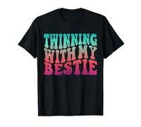 Amigos Lindo Hermanamiento con Mi Bestie Spirit Semana Twin Girl Camiseta
