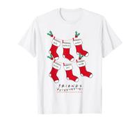 Amigos Medias Nombres Navidad Camiseta