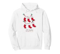 Amigos Medias Nombres Navidad Sudadera con Capucha