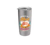Amigos, podríamos ser un desastre, pero somos mejores amigos, sin embargo, BFF Vaso térmico de acero inoxidable de doble pared