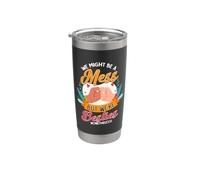 Amigos, podríamos ser un desastre, pero somos mejores amigos, sin embargo, BFF Vaso térmico de acero inoxidable de doble pared